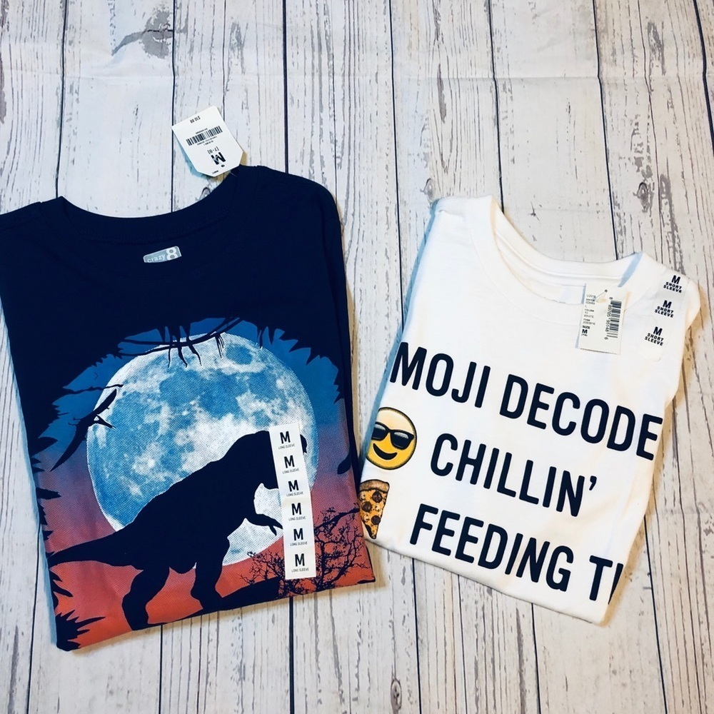 Boys long-sleeve + short sleeve bundle